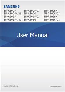 Samsung Galaxy A6 - 2018 manual. Camera Instructions.